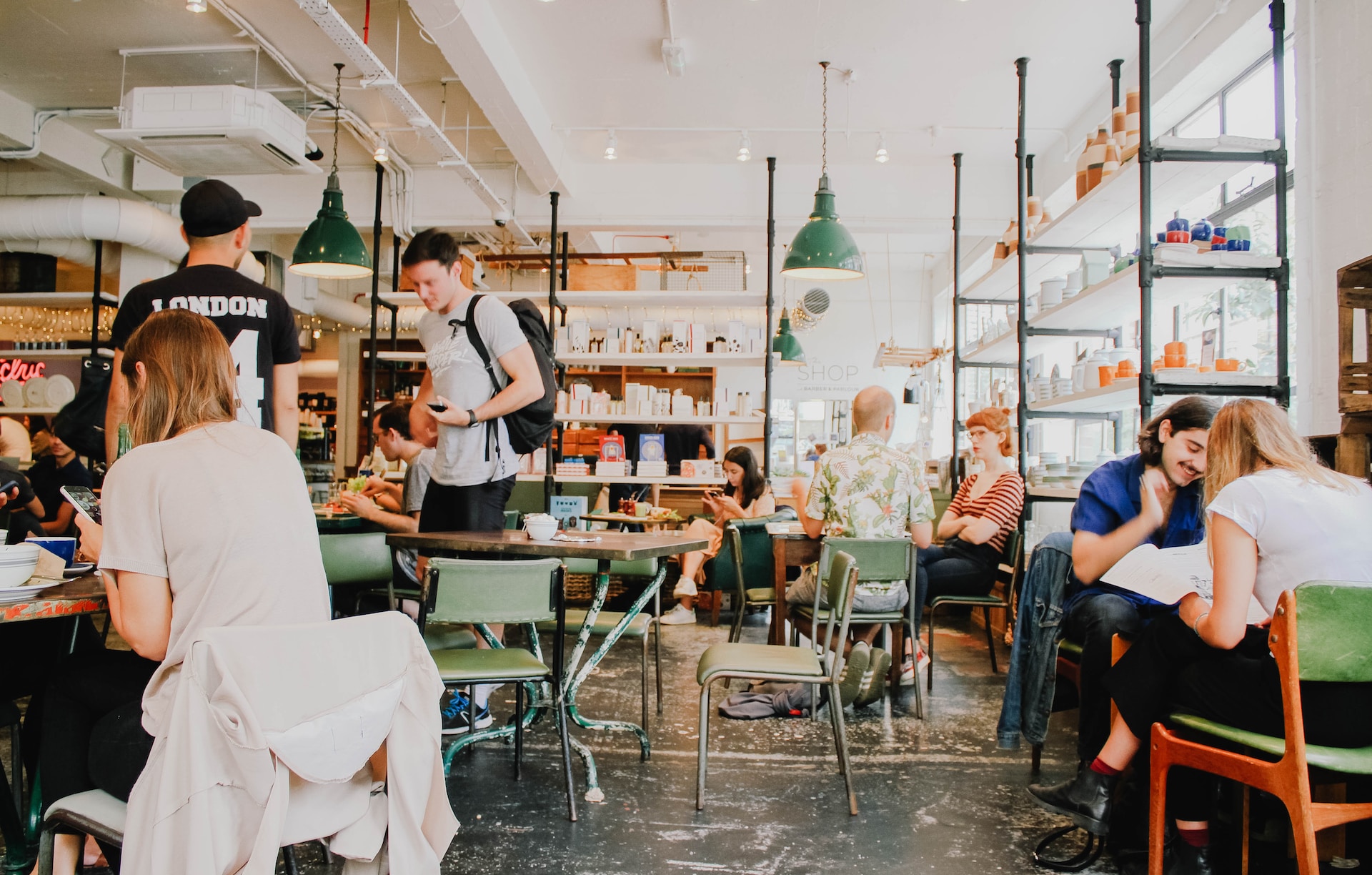 restaurant showing enough business to be profitable